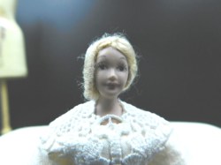 6 inch dollhouse doll white a